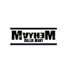 Logotipo da organização Mayhem Roller Derby
