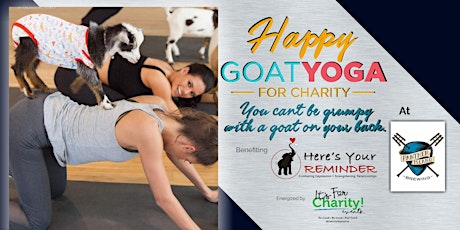 Happy Goat Yoga-For Charity at Panther Island Brewing primary image