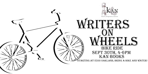 Immagine principale di Writers on Wheels Bike Ride 
