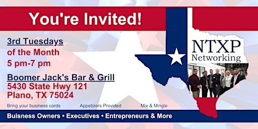Primaire afbeelding van North Texas Professionals & Service Providers Networking Group - Plano