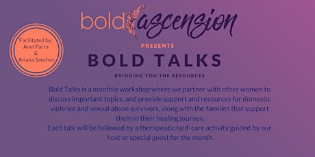 March Bold Talks  primary image