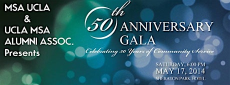 MSA UCLA 50TH Anniversary Gala primary image