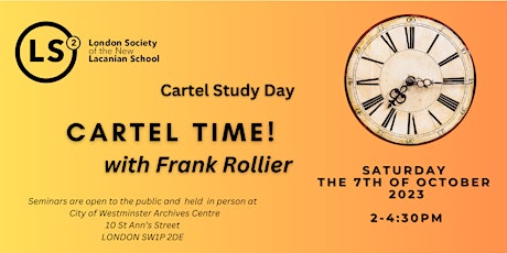 Cartel Time! Cartel Study Day primary image