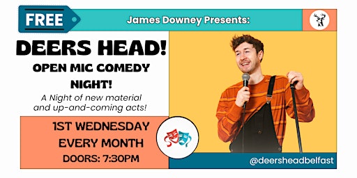 Immagine principale di Deers Head: A Night of New Comedy! 