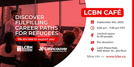 Image principale de LCBN CAFE - Discover Fulfilling Career Paths for Refugees