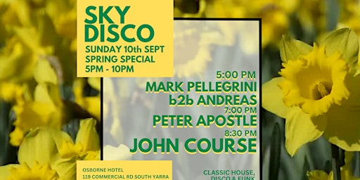 Sky Disco Spring Special feat. John Course primary image