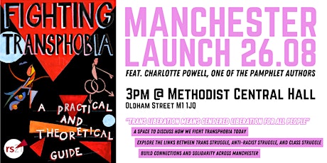 Hauptbild für Fighting Transphobia: Manchester launch