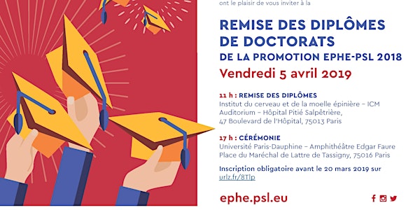 Cérémonie de remise des diplômes de doctorat - LD tte EPHE