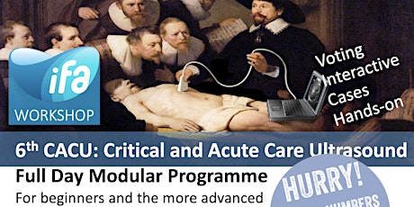 Hauptbild für 6th CACU course (Critical and Acute Care Ultrasound)