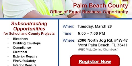SDPBC and PBC Outreach Event for Small, Minority-Owned Businesses  primary image