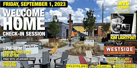 WELCOME HOME 2023: The ATLWKNDR Check In Session primary image