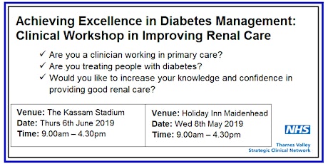 Diabetes Management: Clinical Workshop in Improving Renal Care primary image