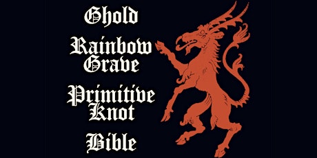 Desertfest London Pre-Party w/ Ghold, Rainbow Grave, Primitive Knot + more primary image