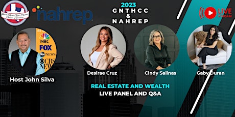 Primaire afbeelding van GNTHCC & NAHREP-Real Estate and Wealth Live Panel and Q&A