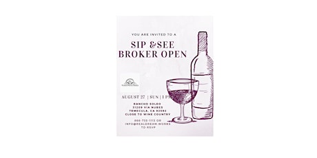 "Sip & See" Broker Open primary image