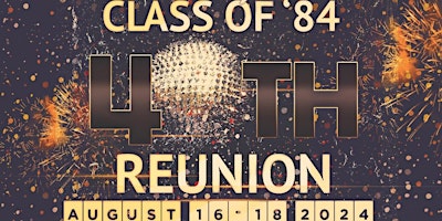 Imagem principal do evento Camden High School Class Of 1984 High School Reunion