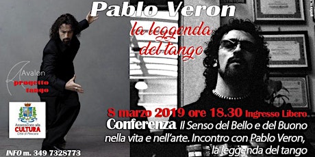 Immagine principale di Incontro con PABLO VERON, la leggenda del tango 