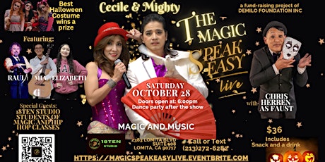 Primaire afbeelding van The Magic Speakeasy Live Halloween Edition