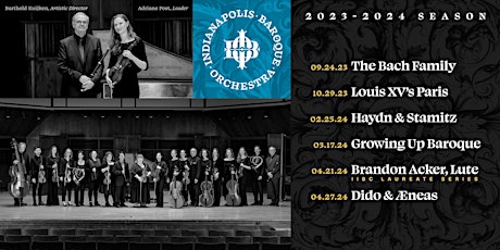 Indianapolis Baroque Orchestra 2023-2024  - Season Subscriptions primary image