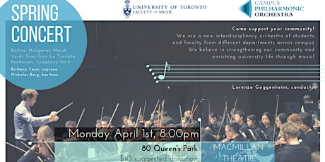 Spring Concert- UofT Campus Philharmonic Orchestra
