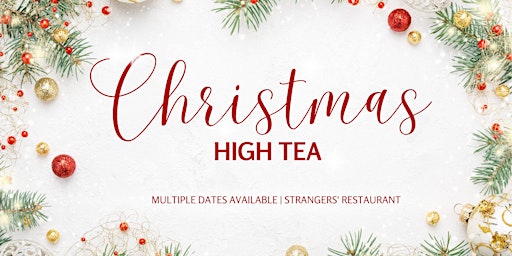 Christmas High Tea at Queensland Parliament House primary image