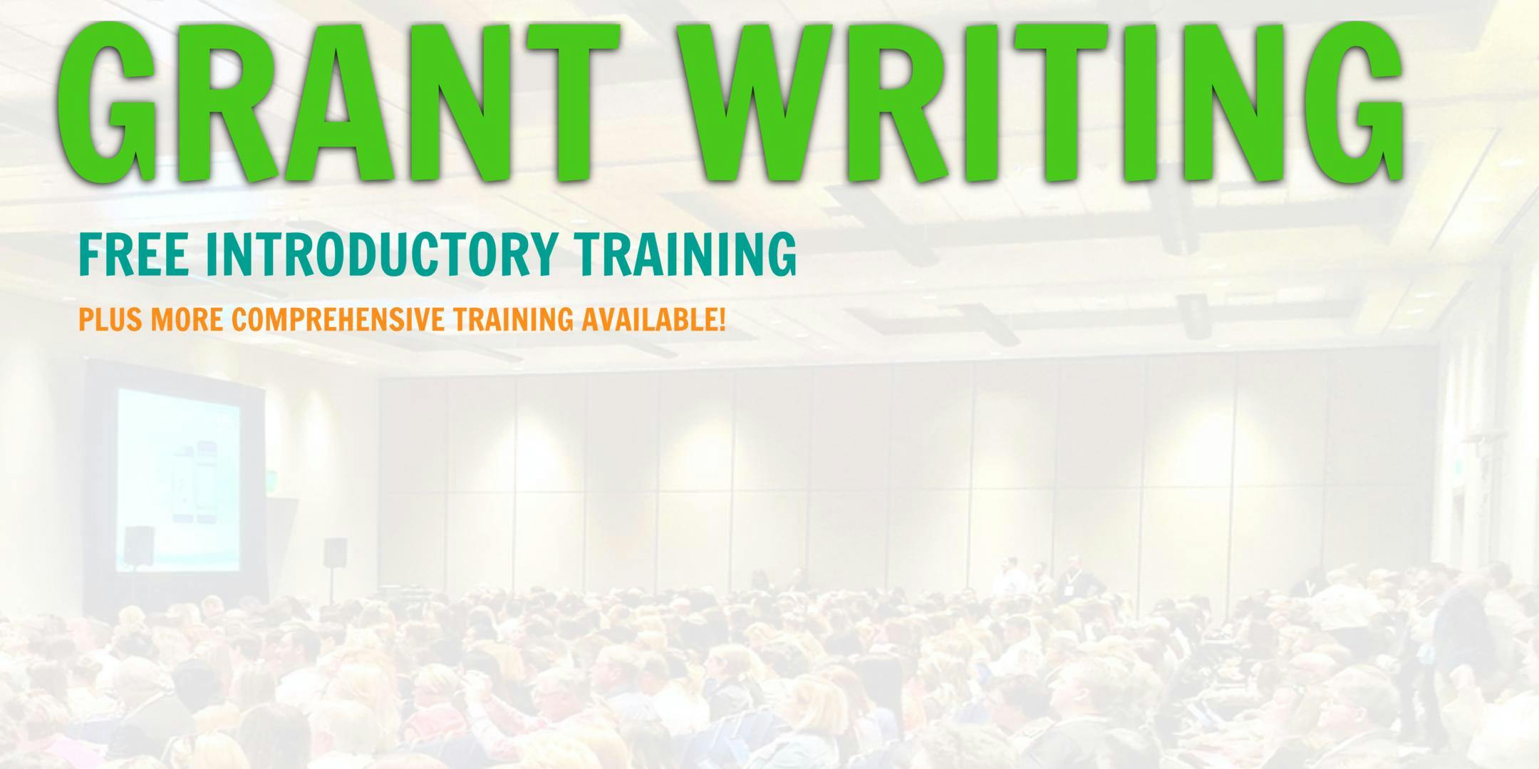 Grant Writing Introductory Training... Santa Rosa, CA 