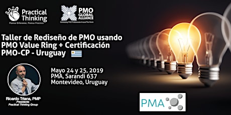 Taller Diseño y Rediseño PMO (PMO Value Ring) & Certificación PMO-CP Montevideo 2019 primary image