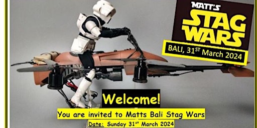 Imagem principal do evento Matts  BALI  Stag Party,  Sunday 31st March 2024