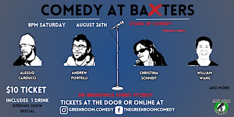 Saturday Comedy at Baxters Lot primary image
