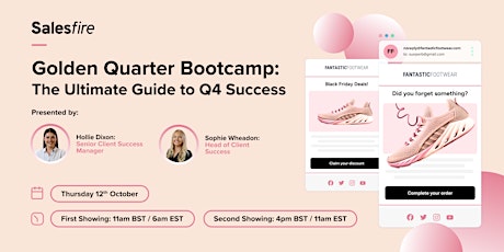 Golden Quarter Bootcamp: The Ultimate Guide to Q4 Success primary image