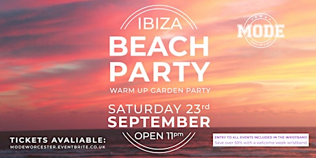Ibiza Beach Party Warm Up Garden Party | Welcome Festival primary image