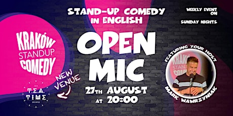 Standup Comedy in English- Open Mic @Tea Time primary image