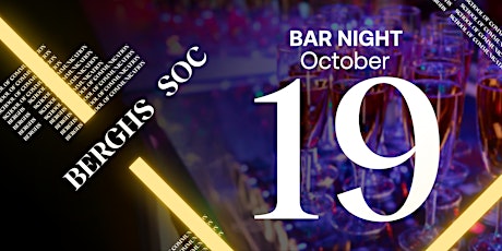 Imagen principal de Berghs Bar Night #3: Best of 2023