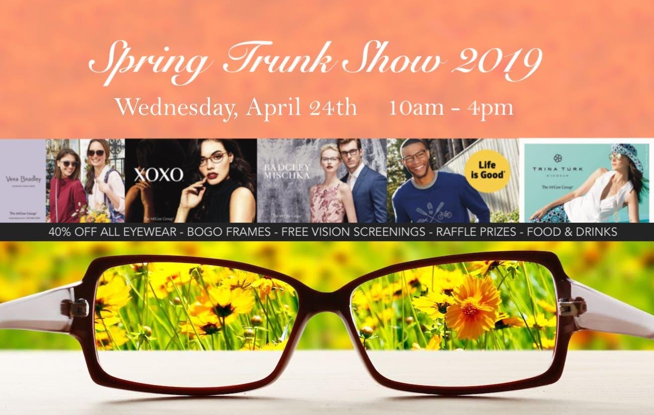 Designer Eyewear Trunk Show Spring 2019