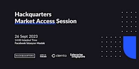 Imagem principal do evento Hackquarters Market Access Session