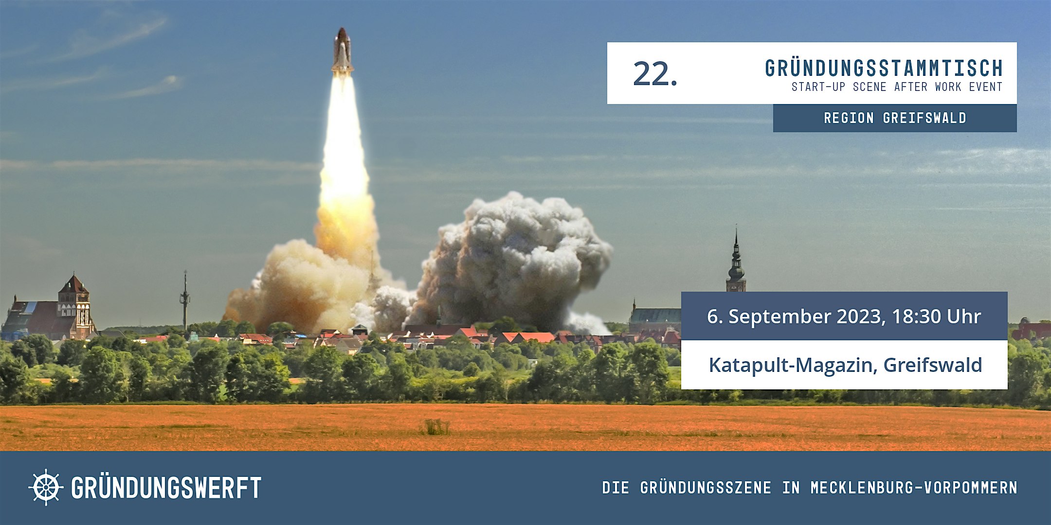 Veranstaltungsbild für die Veranstaltung 22. Gründungsstammtisch Greifswald 