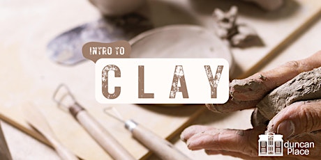 Introduction to Clay Workshops (3 x sessions)