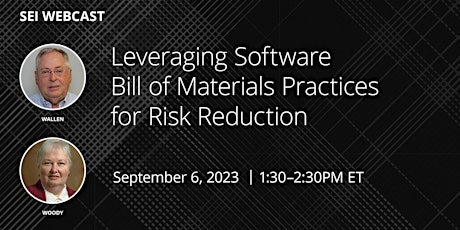 Image principale de Leveraging Software Bill of Materials Practices for Risk Reduction