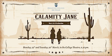 Calamity Jane - Monday Performance primary image