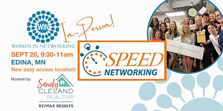 Women in Networking (WIN)  Speed Networking in SEPT - Edina MN primary image