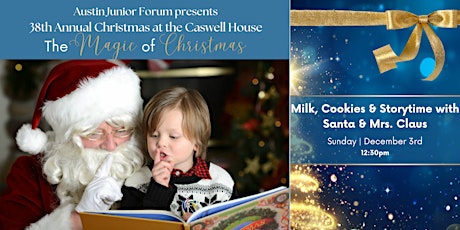 Hauptbild für Christmas at The Caswell House 2023:  Storytime with Santa - 12:30pm