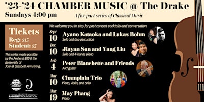 Imagem principal do evento May Phang (piano) - Chamber Series #5