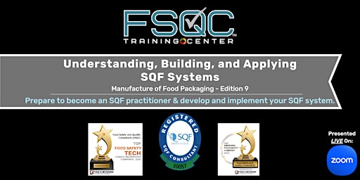Imagem principal do evento Understanding, Building, and Applying SQF Systems - Packaging Edition 9