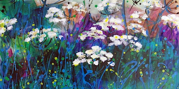 Flower landscapes in acrylic – developing a freer style, with Sharon Black