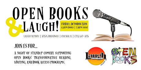 Open Books & Laugh: A Standup Comedy Show for Literacy primary image