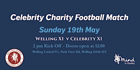 Image principale de Celebrity Charity Football Match for Mind in Bexle