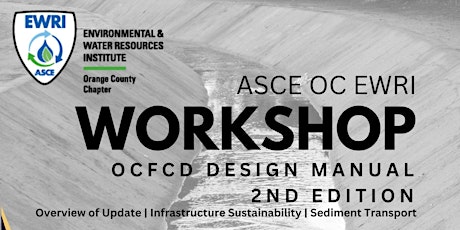 Imagem principal do evento OC EWRI Workshop - OCFCD Design Manual