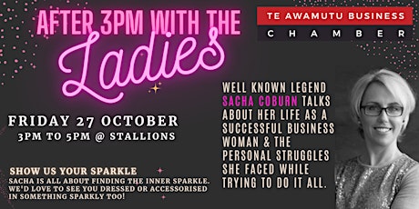 Imagen principal de Te Awamutu Business Chamber - After 3pm with the Ladies