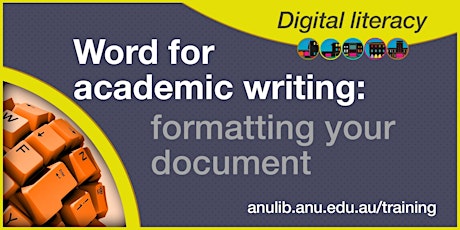 Imagem principal do evento Word: formatting your document