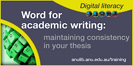 Image principale de Word: maintaining consistency in your thesis